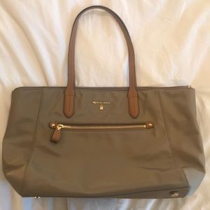 Michael Kors nylon travel tote